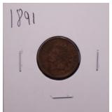 1891 Indian Head Cent