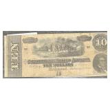 1864 Confederate $10