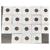 18pc Indian Head Cents