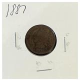 1887 Indian Head Cent