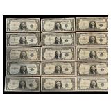 15pc Silver Certificate $1