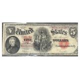 1907 Woodchopper $5 US Note