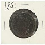 1851 Large Cent