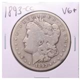 1893-CC Morgan Silver Dollar
