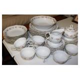 44pcs. Spring Garden Bristol China Dish Set