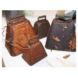 Vintage 4pc. Small Cow Bells
