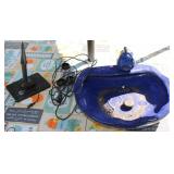Smart Solar Ceramic Koi Fountian