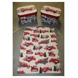 Christmas Tree in Red Truck Home Decor