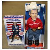 George W. Bush Super Star & H. Clinton Nutcracker