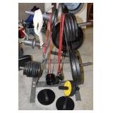 Body Smith Weight Stand w/ Weights & Accessories