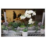 Faux Succulent & Floral Home Decor
