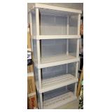 Sterilite Plastic 5 Tier Storage Shelf