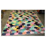 Vintage Homemade Patchwork Quilt