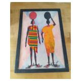 Batik Wall Art "Water Carriers II
