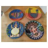 Novica Ceramic Wall Art Plates