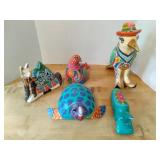 Assortment of Hand Painted Animals