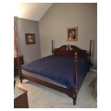 King Size 4 Post Bed - Read Details