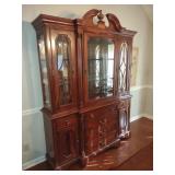 Large Lighted China Cabinet - Read Details