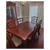 Large Dining Table & 6 Chairs