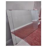 Vintage Mid Century Etched Mirror