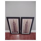 Empire State and Chrysler Building Prints