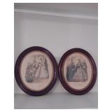2 Vintage La Mode Illustree Prints
