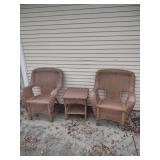 3 Pcs Hampton Bay Wicker Style Set