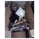 Assortment of Kitchen Utensils and Flatware