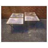 Vintage TV tables