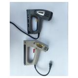 Two Stanley Corded Staple Gun
