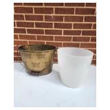 Metal and Plastic Container