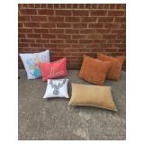 Assortment of Decorative Pillows