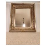 Heavy Ornate Framed Victorian Mirror
