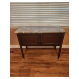 Antique Marble Top Hutch