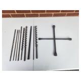 Assortment Auger & Drill Bits