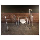 Walker, Crutches, Toilet
