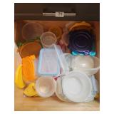 Assortment of Tupperware