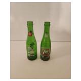 Vintage 7 Up Bottles