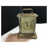 Seth Thomas Carriage Style Brass Clock