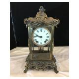 Ansonia "Zenith" Crystal Regulator Clock
