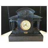 Very Heavy Elaborate Marble 8 Day Clock