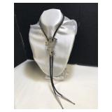 Sterling Medicine Man Bolo Tie