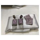 2 Pair of Pierced Sterling Earrings