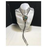 Silver Buffalo Bolo Tie
