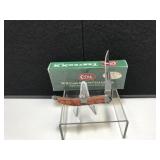 Case Toothpick Red Curley Oak Wood Handle