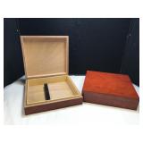 Matching Red Wood Humidors