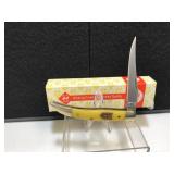 Kissing Crane Toothpick Yellow Acrylic Handle