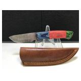 Handmade Damascus Steel Hunter