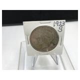 1923-S Peace Silver Dollar