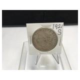 1921-S Morgan Silver Dollar